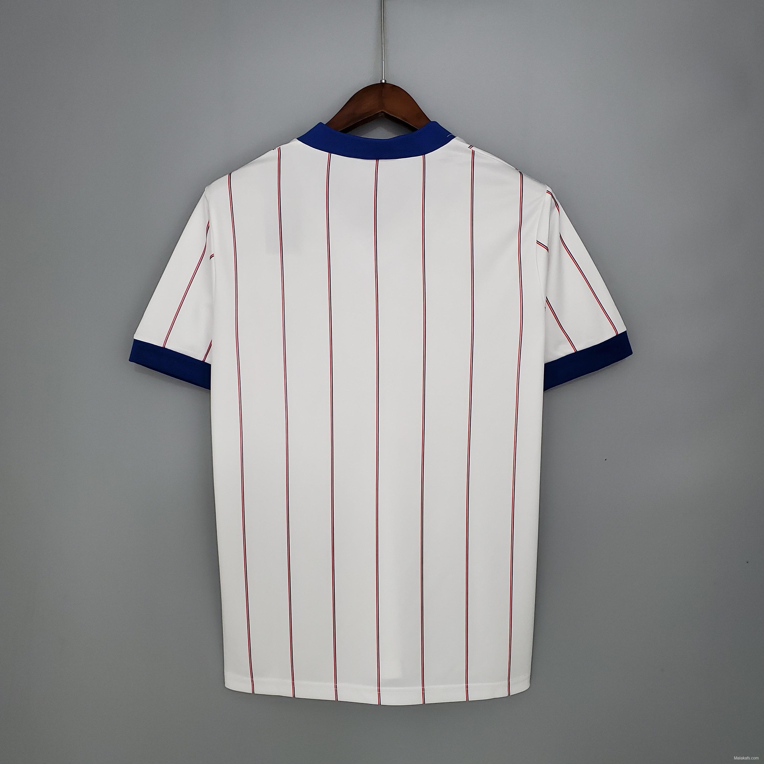 Retro Rangers 82/83 away Soccer Jersey