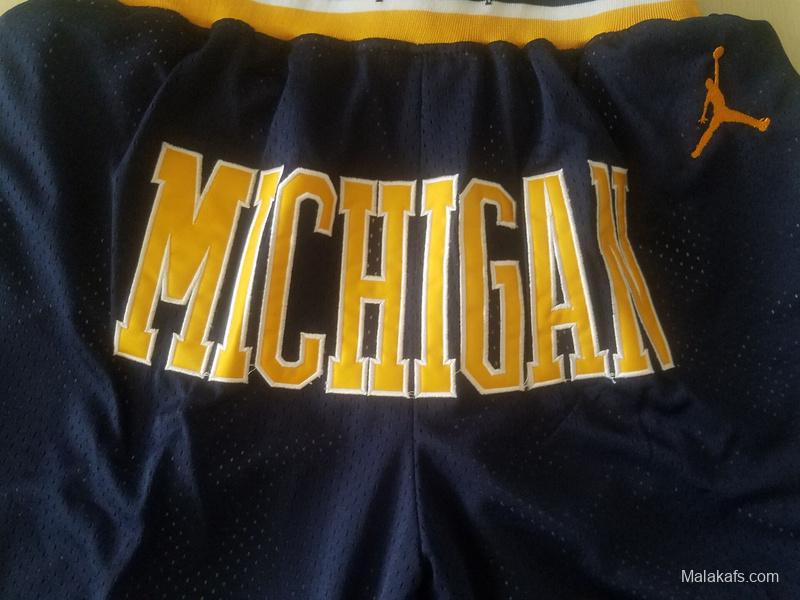 Michigan State College Navy Blue Basketball Shorts