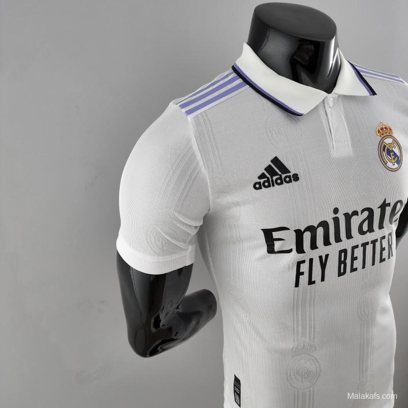 Player Version 22/23 Real Madrid Home Soccer Jersey