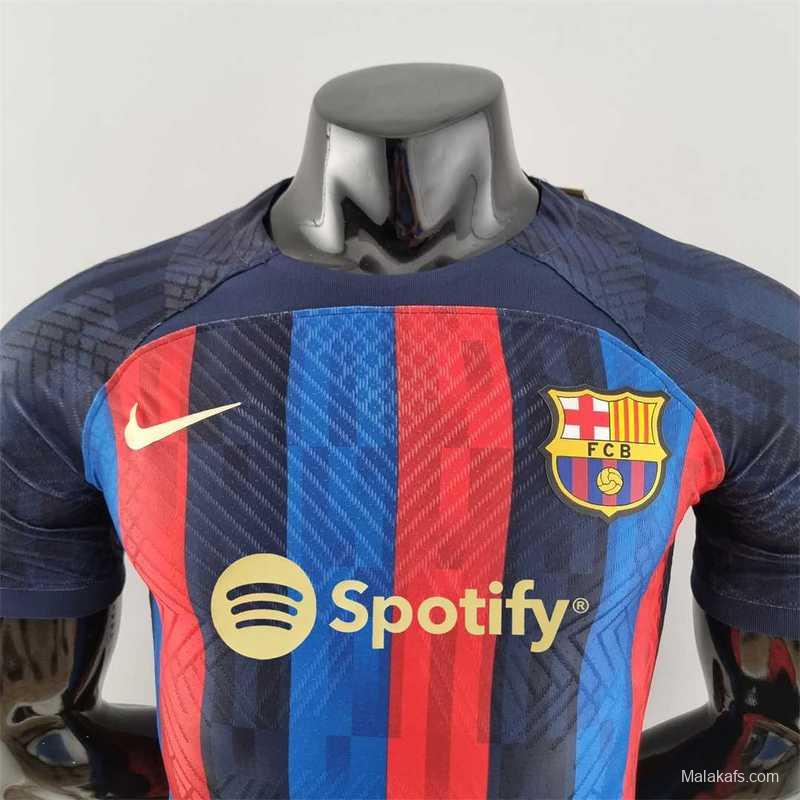 Barcelona 22-23 Home Soccer Jersey Player Version