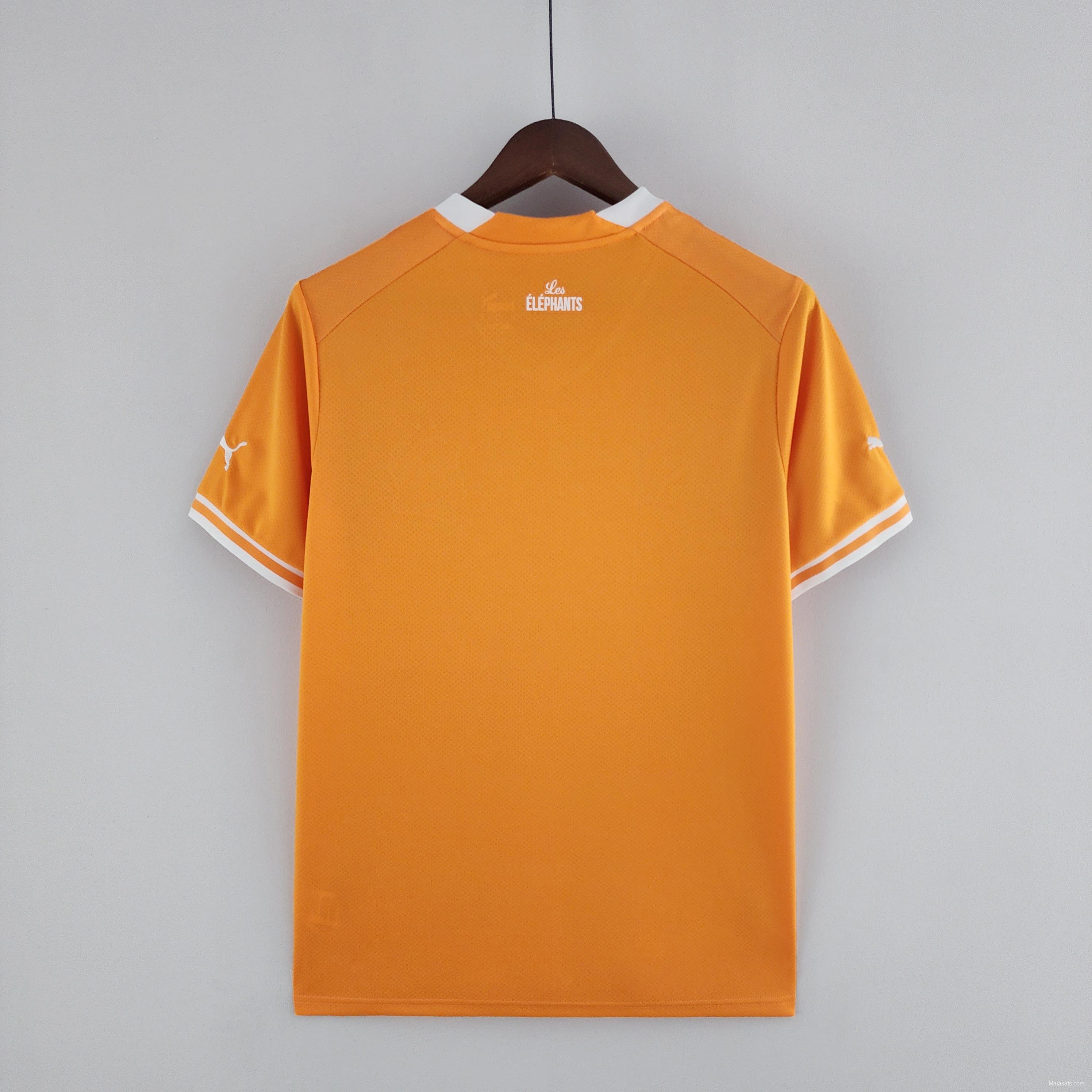 2022 Ivory Coast Home Soccer Jersey