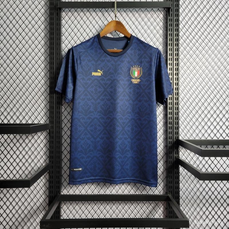 Italy 22/23 European Championship Special Edition Royal Blue Jersey