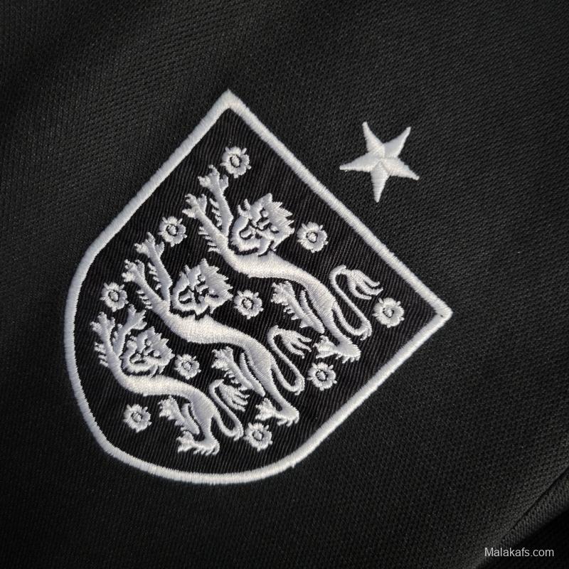 England 22/23 Pre Match Black Polo