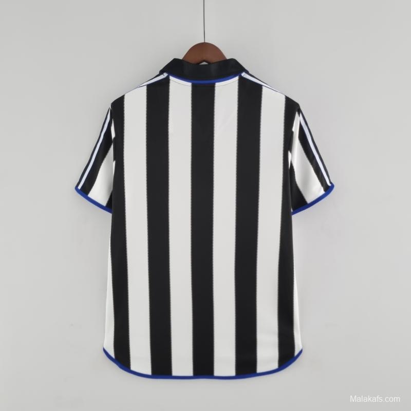 Retro 00/01 Newcastle United Home Soccer Jersey