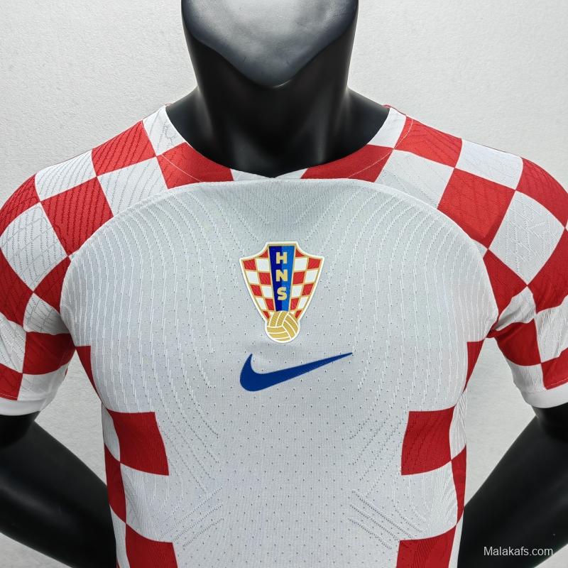 Croatia 22/23 Home Player Version Jersey