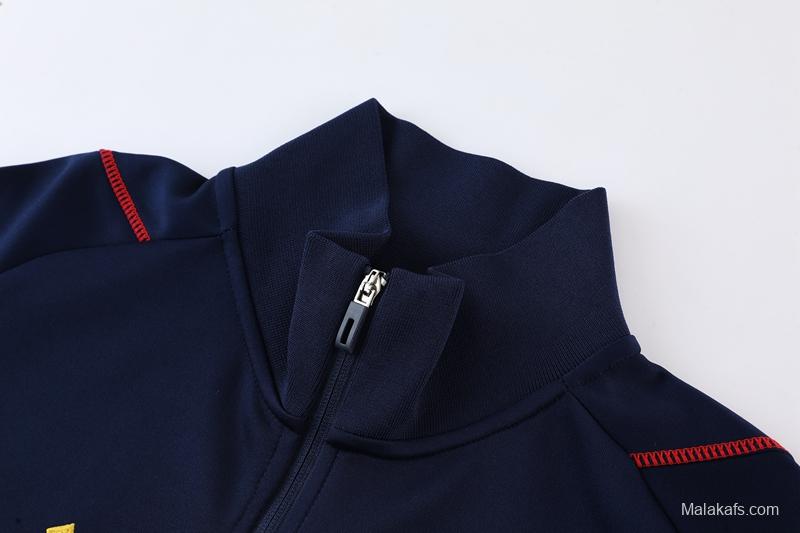 Spain 22/23 Navy Full Zipper Tracksuit