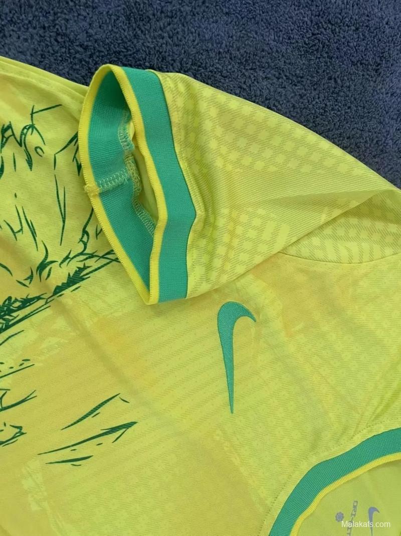 Brazil 2022 Training Jersey Yellow