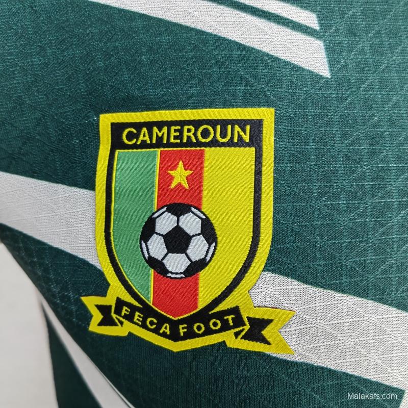 Cameroon 2022 Third Jersey Player Version White