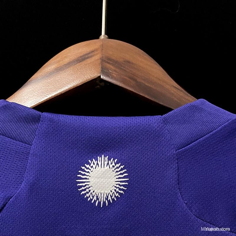 Argentina 22/23 away - Fans version - 3 estrellas - WC Champion patch