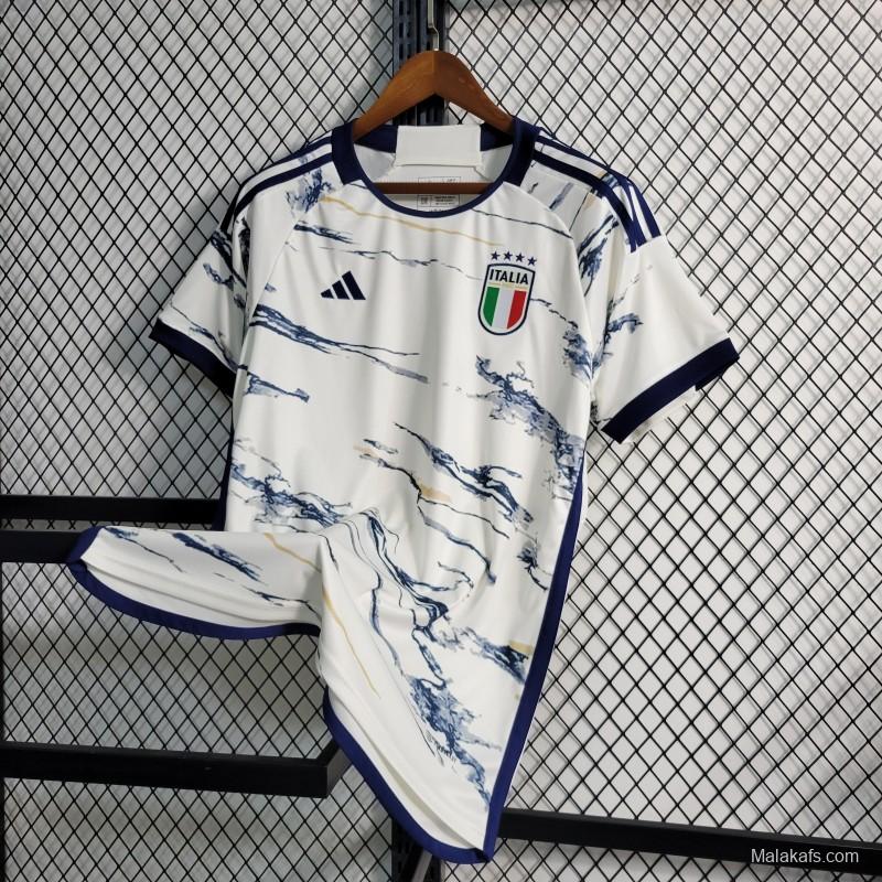 Retro 2023 Italy Away White Jersey