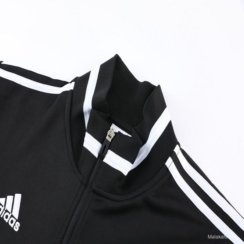 2023 Adidas Black White Full Zipper Jacket +Pants