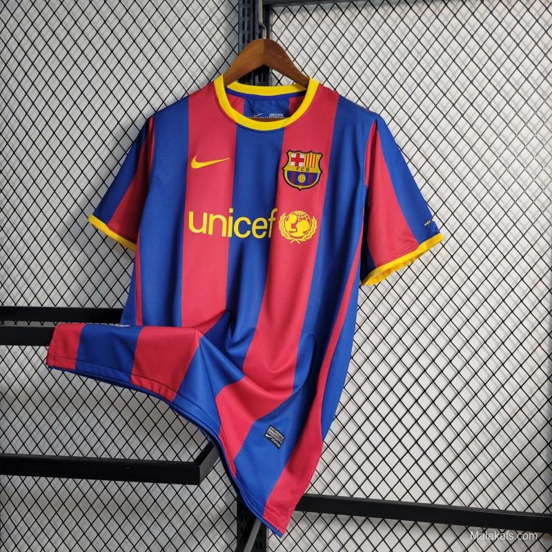 Retro 10/11 Barcelona Home Jersey