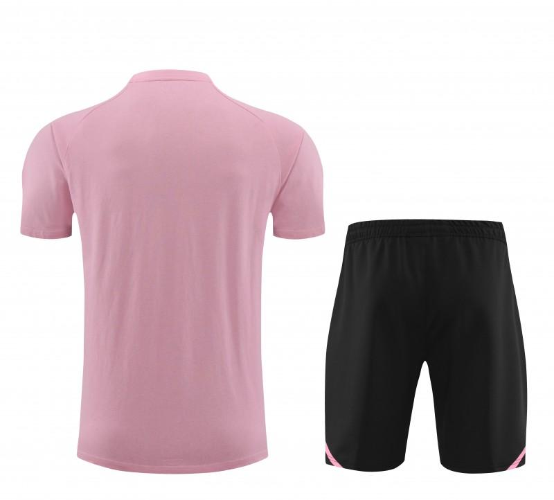 23/24 Inter Miami Pink Cotton Short Sleeve Jersey+Shorts