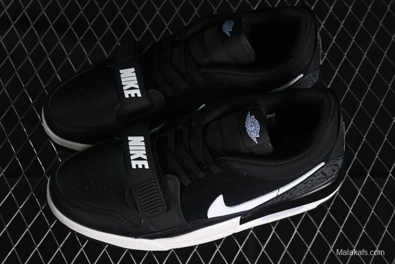 Nike Air Jordan Legacy AJ312 Low Top Sneakers with Velcro Strap Triple Fusion Design - CD7069-001