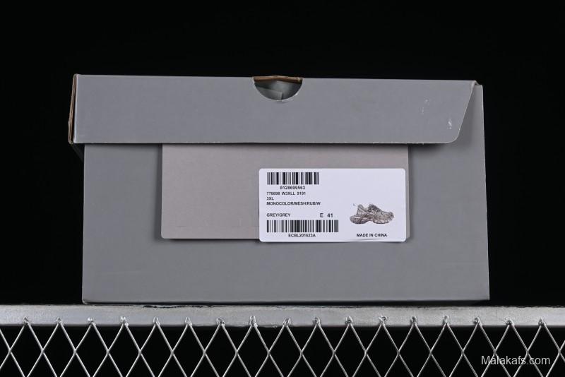 Balenciaga Phantom Sneaker 10th Generation Lace-Up Running Shoes with Transparent Heel Strap - W3XLL9191