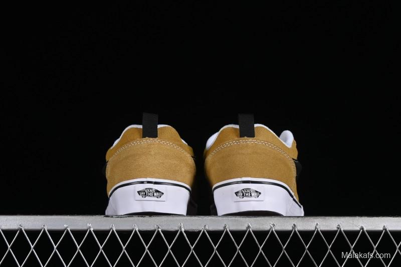 Vans Classics Knu Skool Retro Skate Shoes with Thick Tongue and Oversized Toe - VN0009QC5QJ1