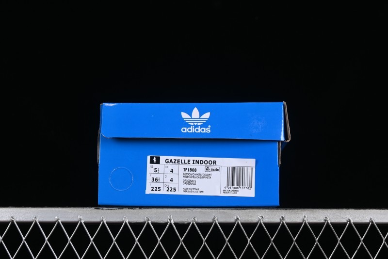 Adidas Originals Gazelle Indoor Retro Casual Anti-Slip Wear-Resistant Low-Top Skate Shoes - IF1808