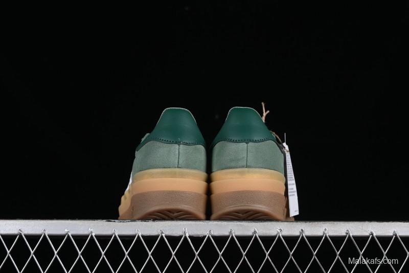 Adidas Originals Gazelle Bold ID6998 Low-Top Sneakers with Thick Sole for Casual Wear, Slip-Resistant and Durable