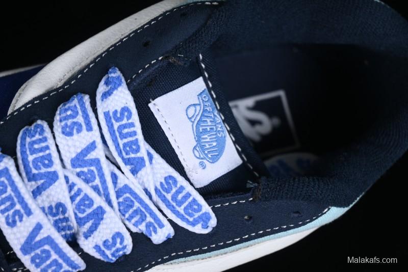 Vans Classics Knu Skool Patchwork Letter Lace-Up Chunky Tongue Platform Sneakers - VN0009QCBLK