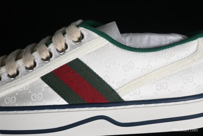 Gucci Tennis 1977 Print Sneaker Retro Casual Sports Canvas Shoes - 02JPO9064