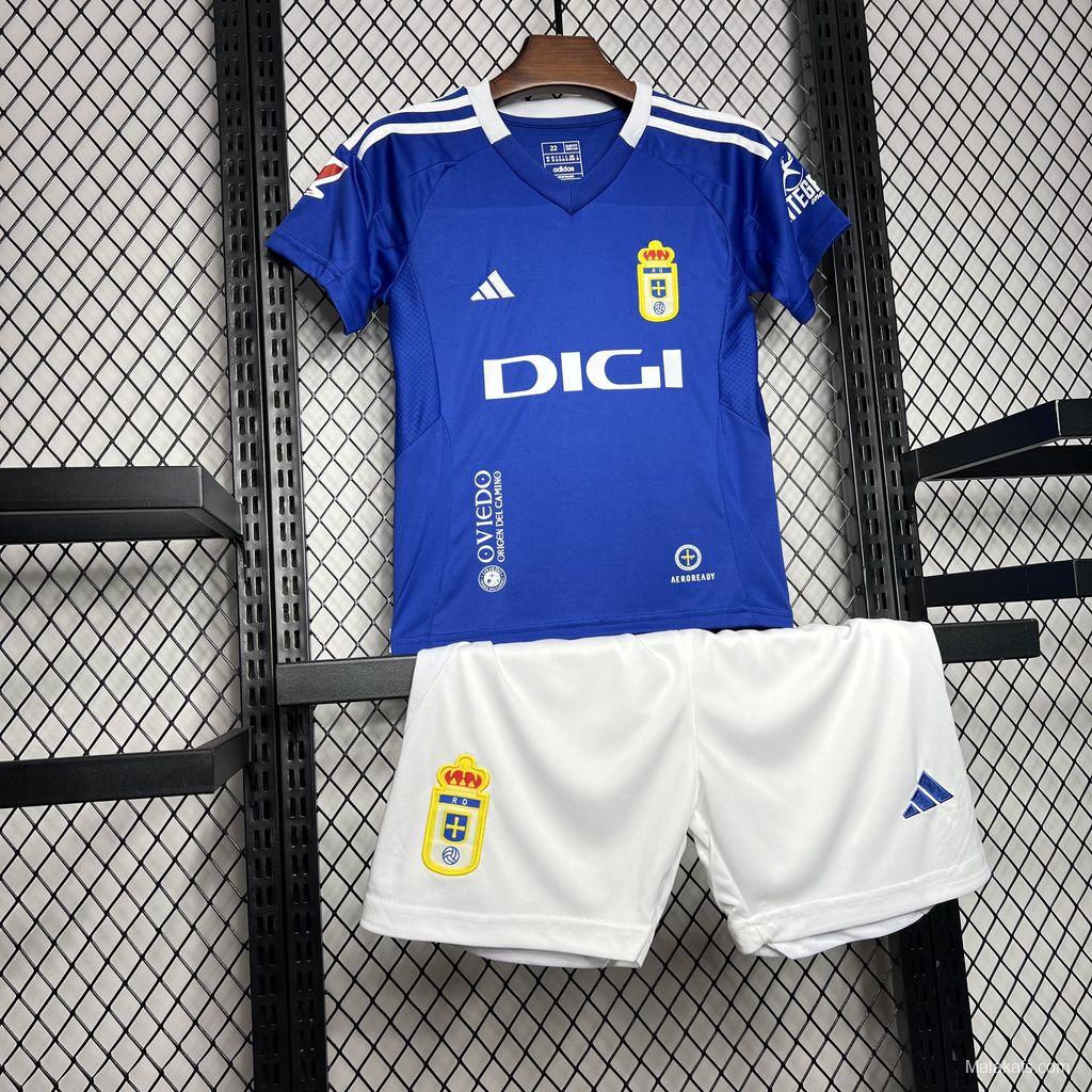 24/25 Kids Real Oviedo Home Jersey