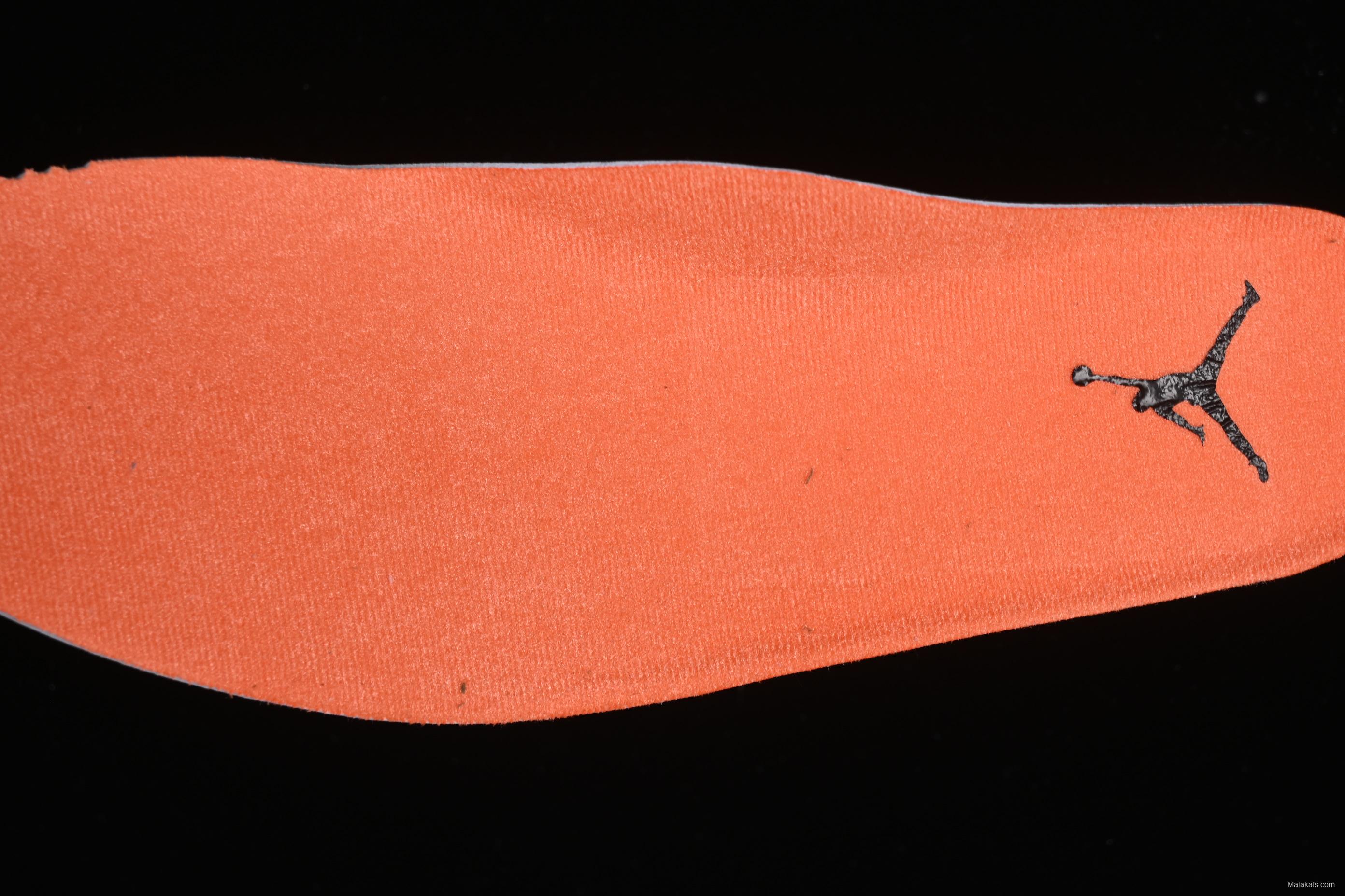 Nike Air Jordan 11 Retro Basketball Shoes with White Orange Design - 378037-002