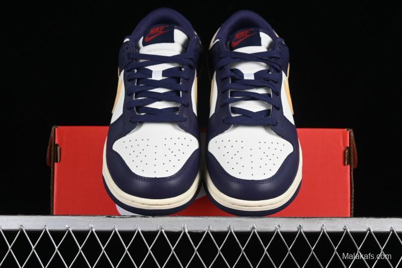 Nike Dunk Low Retro Navy Blue SB Low-Top Casual Skate Shoes - FV8106-181