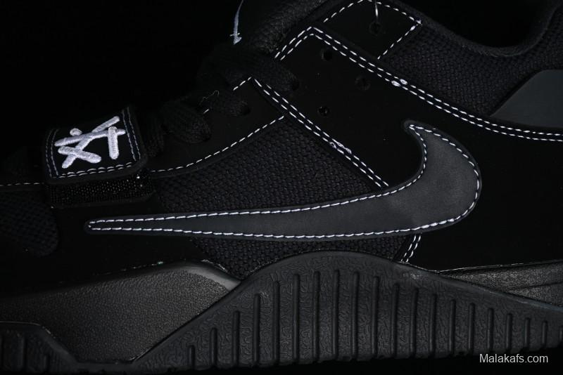 Nike Travis Scott x Jordan Cut The Check AJ1 Basketball Shoes with Velcro Strap - DR9317-001