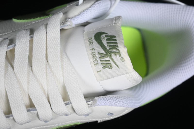 Nike Air Force 1 '07 Low Casual Sneakers in White Green - DV3808-106