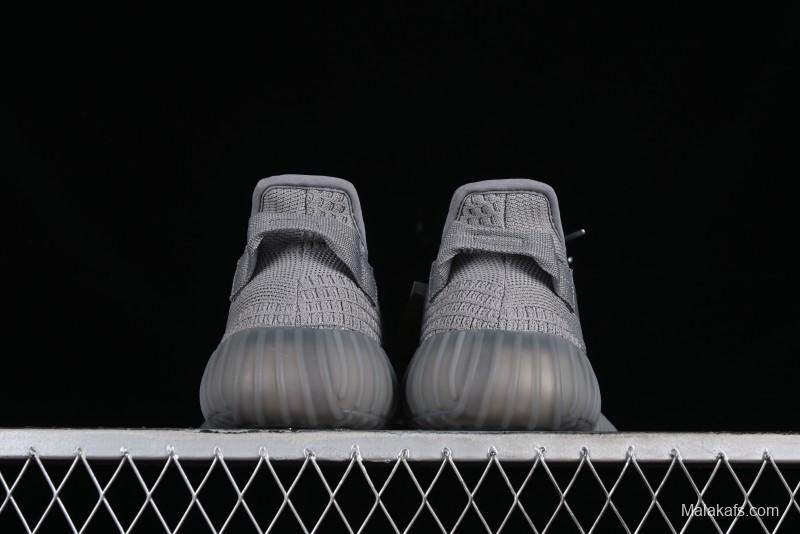 Adidas Yeezy 350 Boost V2 Running Shoes with Space Ash Colorway - IF3219