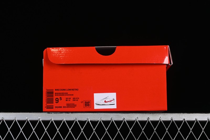 Supreme x Nike SB Dunk Low Casual Skate Shoes with Zoom Air Cushion - DQ1098-333