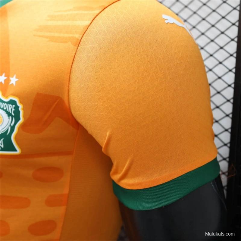 24/25 Player Version Ivory Coast Home Jersey