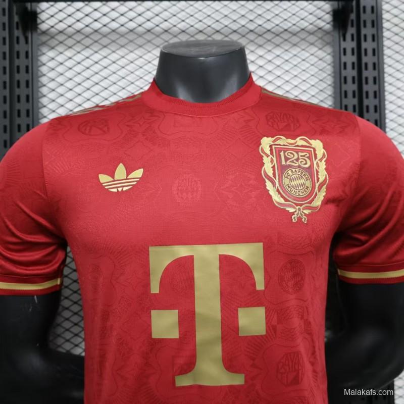 Player Version 25/26 Bayern Munich 125Th Anniversary Jersey