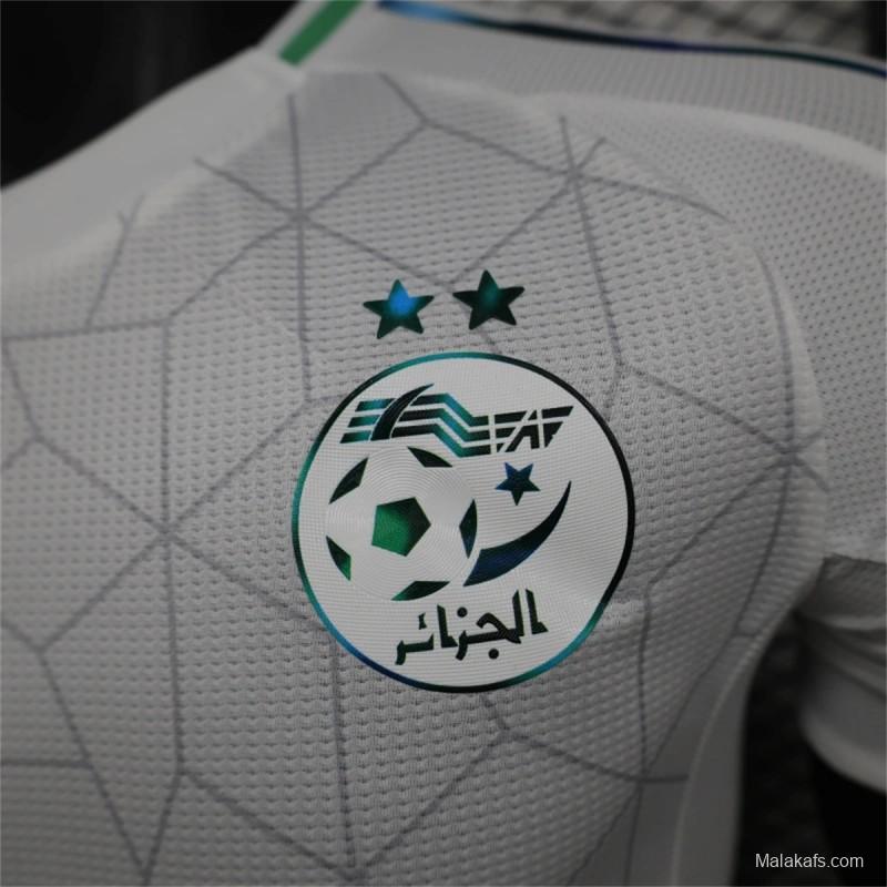 2024 Player Version Algeria National WHITE Special Jersey