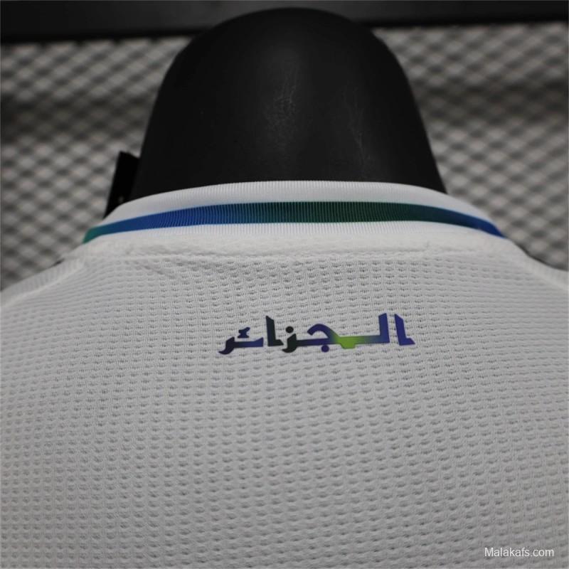 2024 Player Version Algeria National WHITE Special Jersey