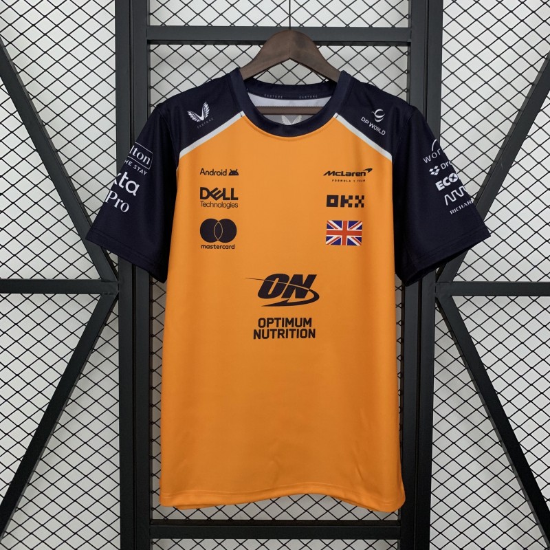 2025 F1 Formula Orange/Black Mclaren Norris T-Shirt