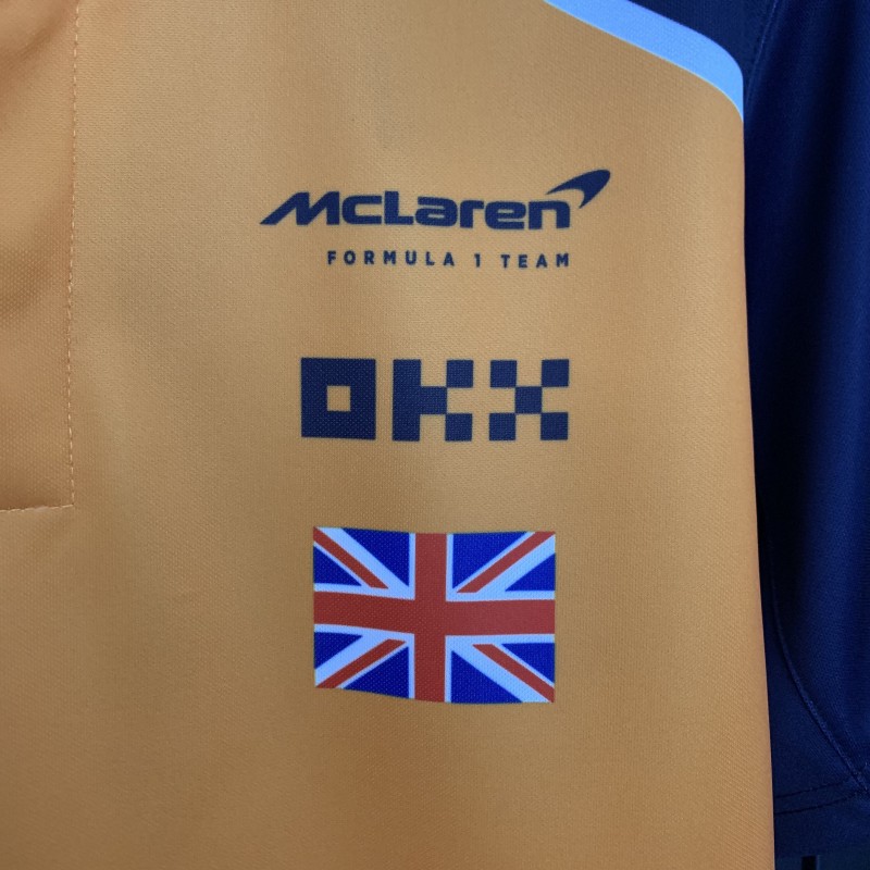 2025 Polo F1 Formula Orange Mclaren Norris Jersey