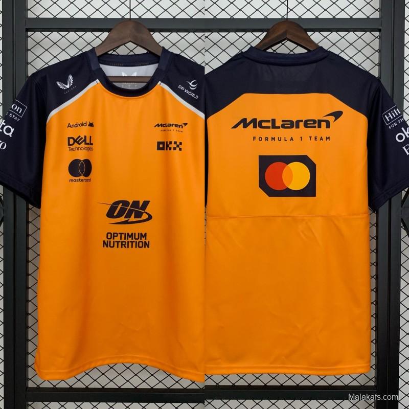 2025 F1 Formula Orange/Black Mclaren T-Shirt