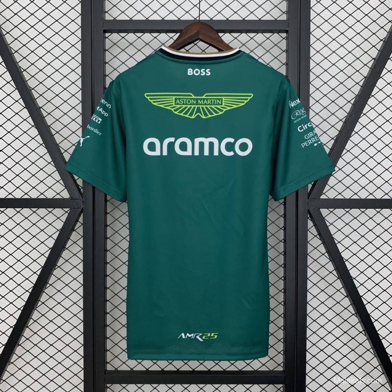 2025 F1 Formula Aston Martin Green T-Shirt