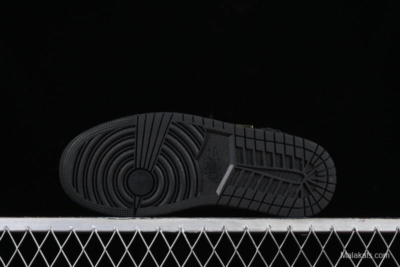 Nike Air Jordan 1 Low "Method of Make" Casual Sneakers with Woven Design - FN5032-007