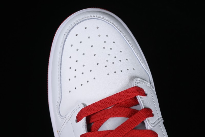 Nike Air Jordan 1 Low AJ1 White Red Casual Sneakers - FQ1935-018