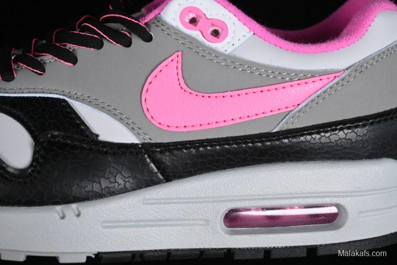 Nike Air Max 1 Retro Running Shoes with Half-Sole Air Cushion - HF3713-003