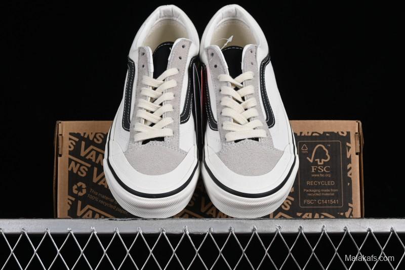 Vans Old Skool Reissue 136 Low-Top Skate Shoes with Detachable Cushioned Insole - VN000MT6KIG