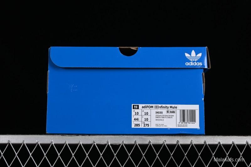 Adidas Originals AdiFOM Infinity Slides Mule Futuristic Casual Sports Sandals - IH0355