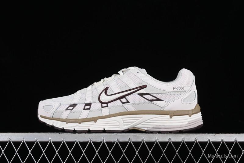 Nike P-6000 Retro Casual Sneakers with Lightweight Design and Vintage Style - HF0728-201