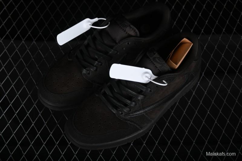 Nike Travis Scott x Air Jordan 1 Low OG AJ1 Reverse Swoosh Sneakers - DM7866-202
