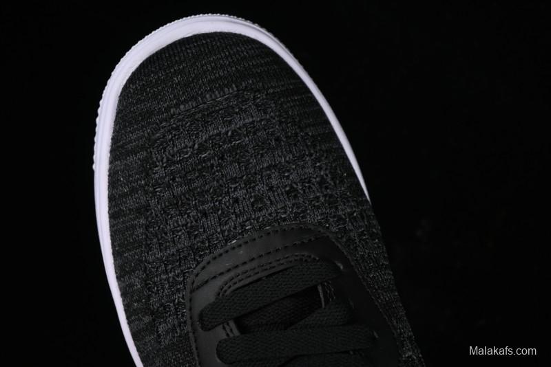 Nike Air Force 1 '07 Low 2.0 Black Flyknit Casual Sneakers - CI0051-300