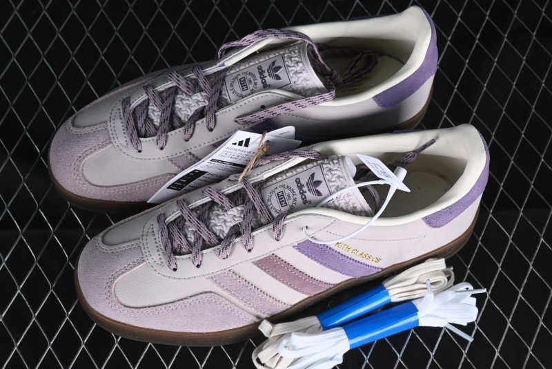 Adidas Originals Gazelle Indoor Kith Retro Casual Slip-Resistant Wear-Resistant Low-Top Sneakers - IH0120