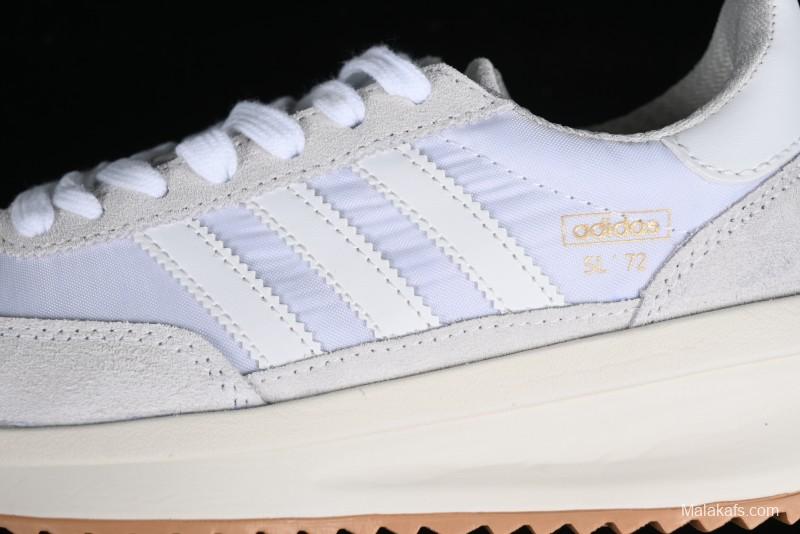 Adidas Originals SL 72 Retro Running Shoes with Nylon Upper and Suede Accents - ID1031