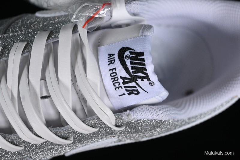 Nike Air Force 1 '07 Low White Starry Sneakers Casual Shoes - CW2288-015